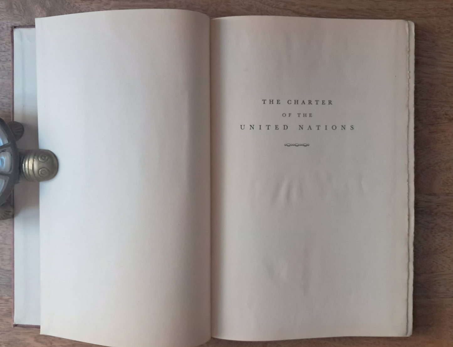 1945 United Nations Charter | Presentation Copy | San Francisco Conference | Original Commemorative Edition