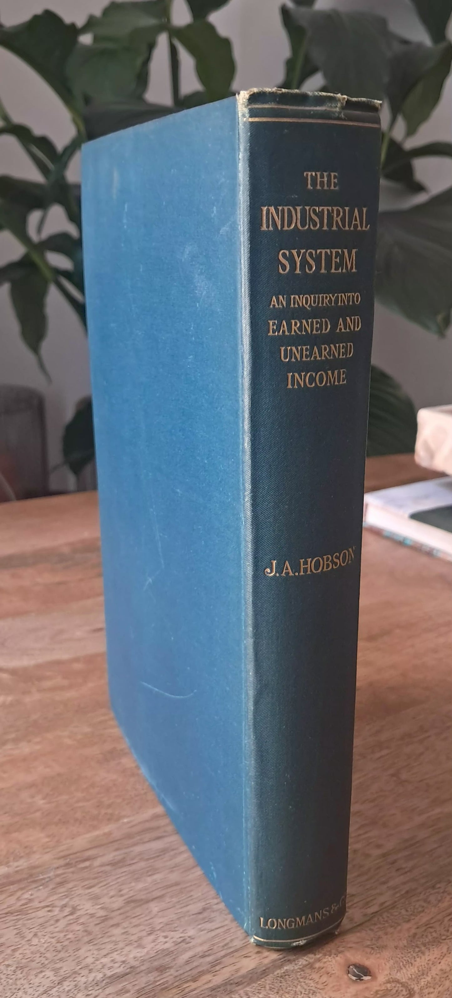 1909 First Edition J.A. Hobson – The Industrial System | Classic Political Economy