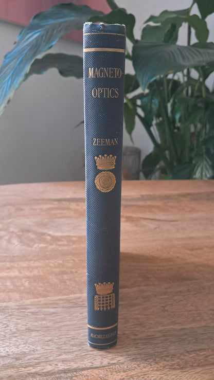Pieter Zeeman – Researches in Magneto-Optics (1913) First Edition | Nobel Prize Physics