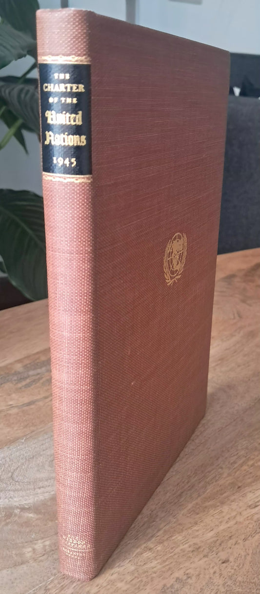 1945 United Nations Charter | Presentation Copy | San Francisco Conference | Original Commemorative Edition