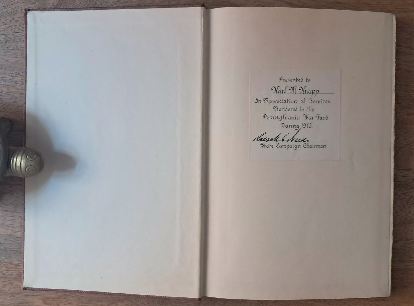 1945 United Nations Charter | Presentation Copy | San Francisco Conference | Original Commemorative Edition