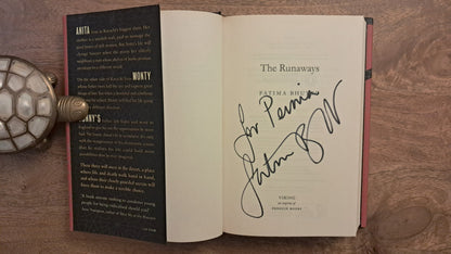Fatima Bhutto. The Runaways. Signed First Edition.